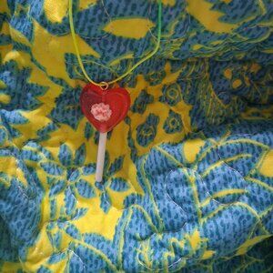 Heart lollypop necklace